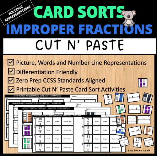 Fractions Concept Builder - Print Bundle