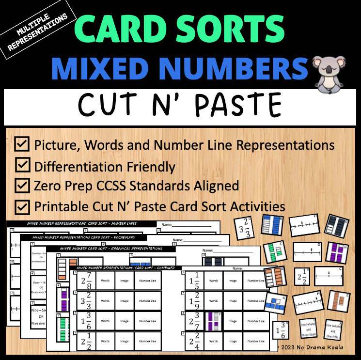 Fractions Concept Builder - Print Bundle