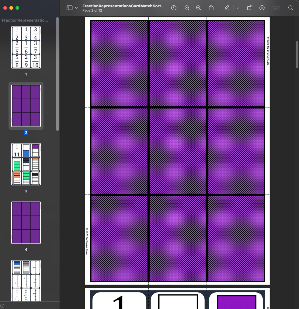 Fractions Concept Builder - Digital Bundle
