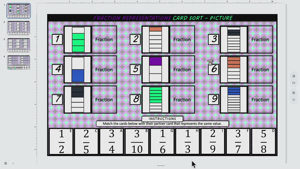 Fractions Concept Builder - Digital Bundle