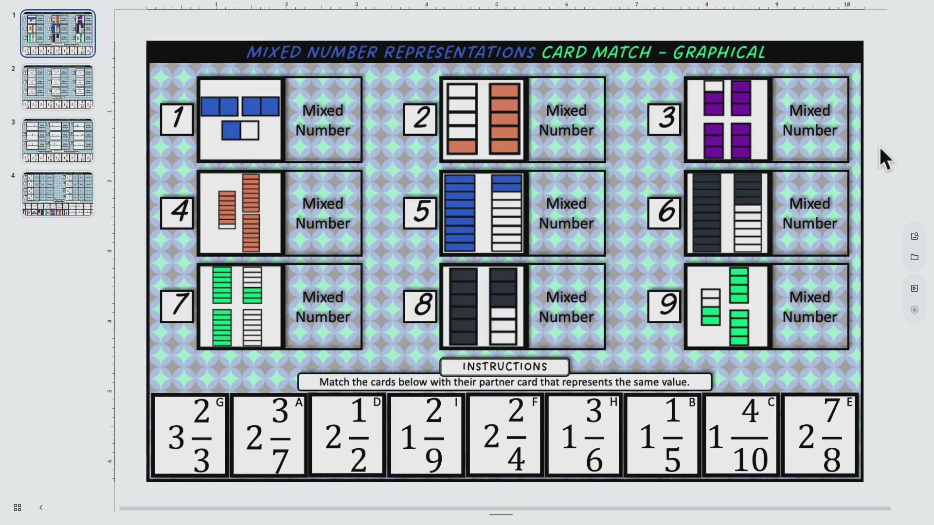 Fractions Concept Builder - Digital Bundle